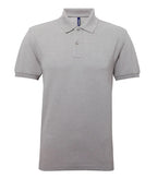 Men's poly/cotton blend polo HeatherGrey