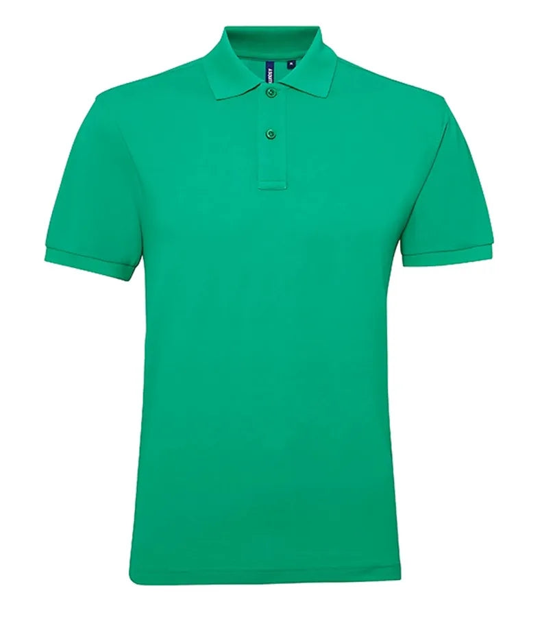Men's poly/cotton blend polo Kelly