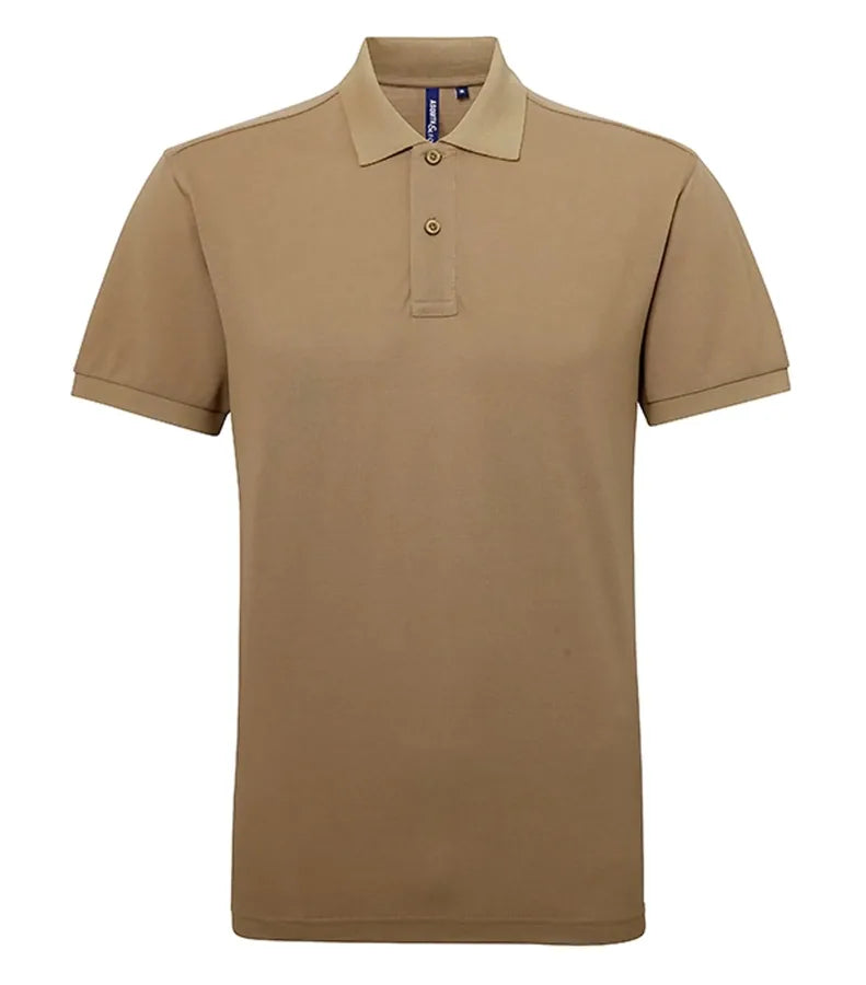 Men's poly/cotton blend polo Khaki