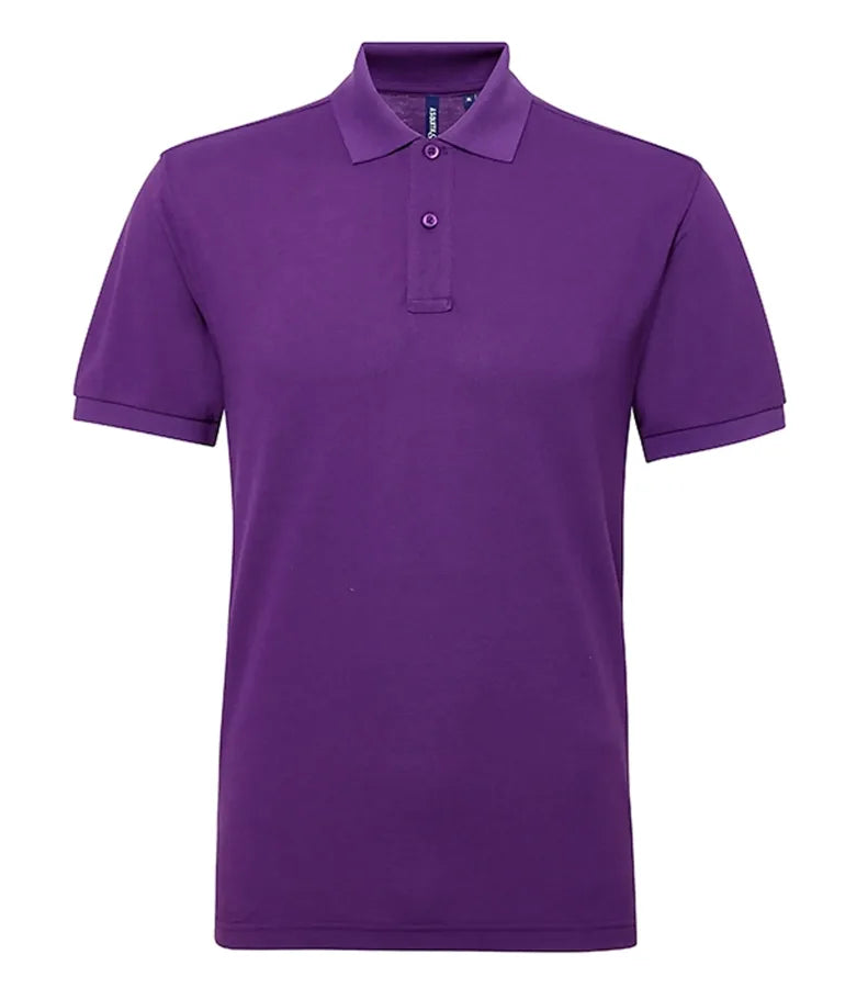 Men's poly/cotton blend polo Purple
