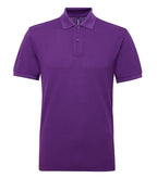 Men's poly/cotton blend polo Purple