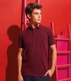 Men's poly/cotton blend polo Red