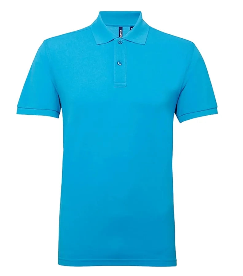 Men's poly/cotton blend polo Turquoise