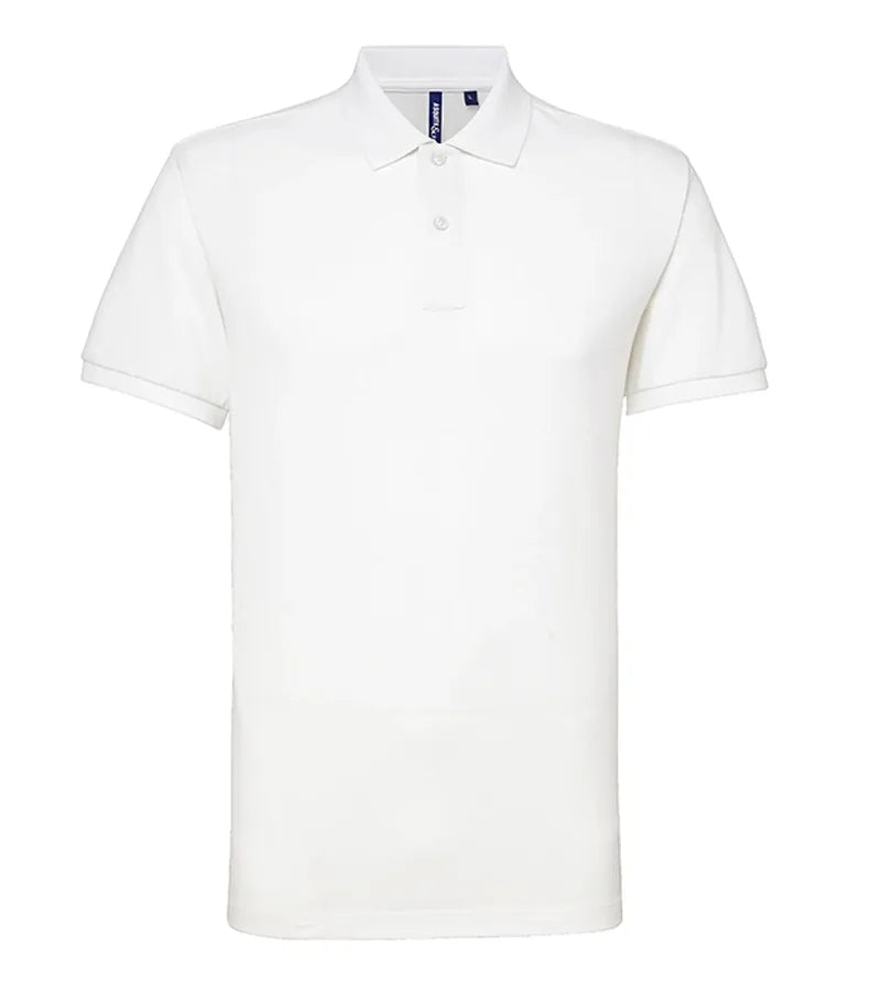 Men's poly/cotton blend polo White