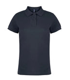 Women's polo Charcoal
