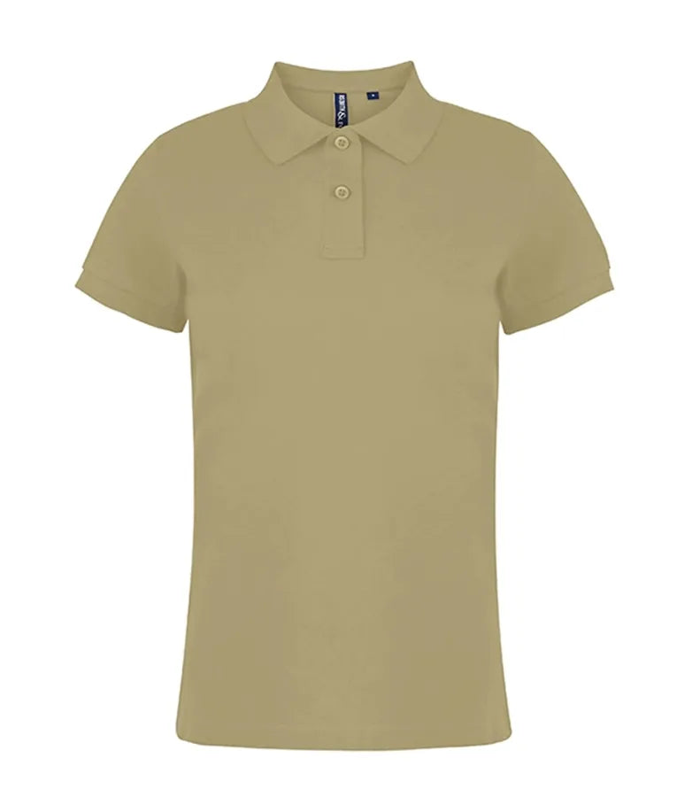 Women's polo Khaki