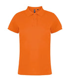 Women's polo Orange