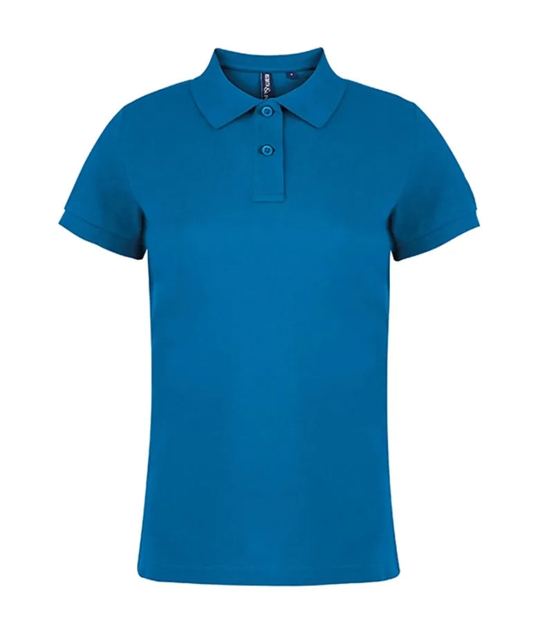 Women's polo Sapphire