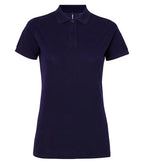 Women's poly/cotton blend polo Navy