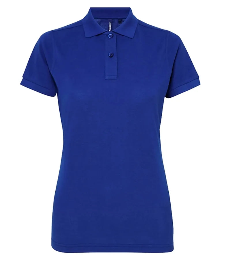 Women's poly/cotton blend polo Royal