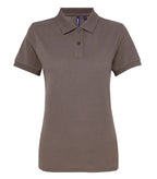 Women's poly/cotton blend polo Slate