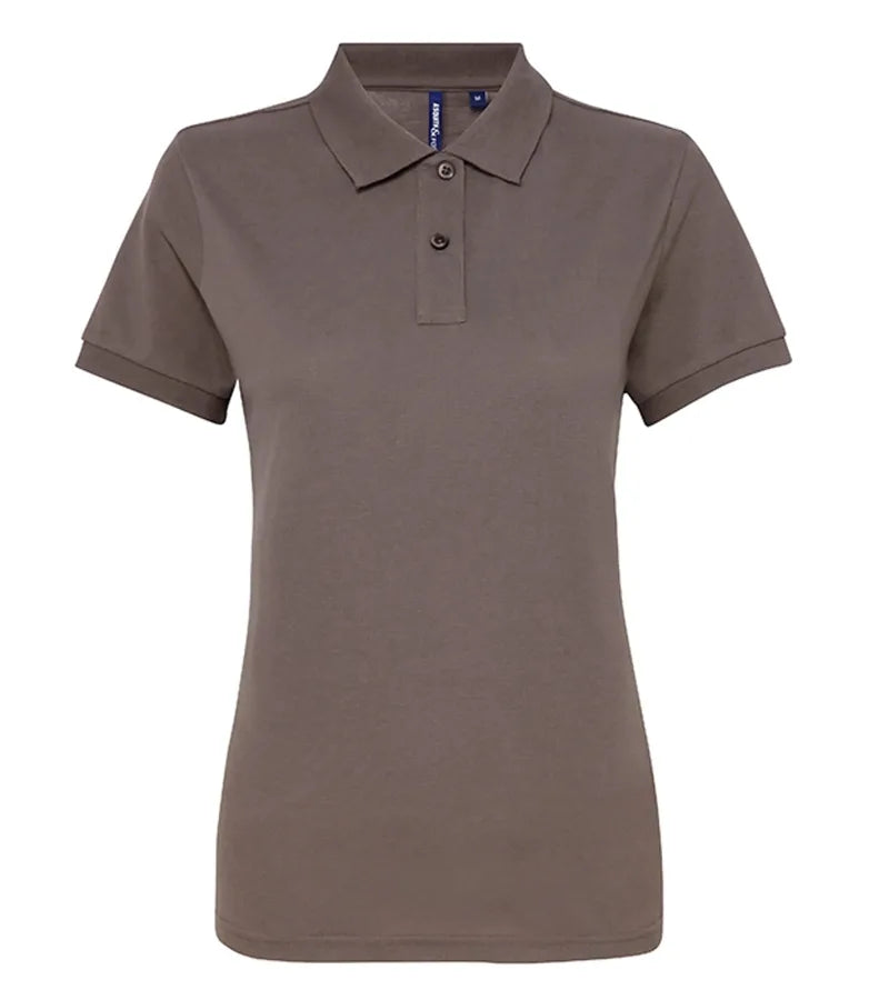 Women's poly/cotton blend polo Slate
