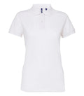 Women's poly/cotton blend polo White