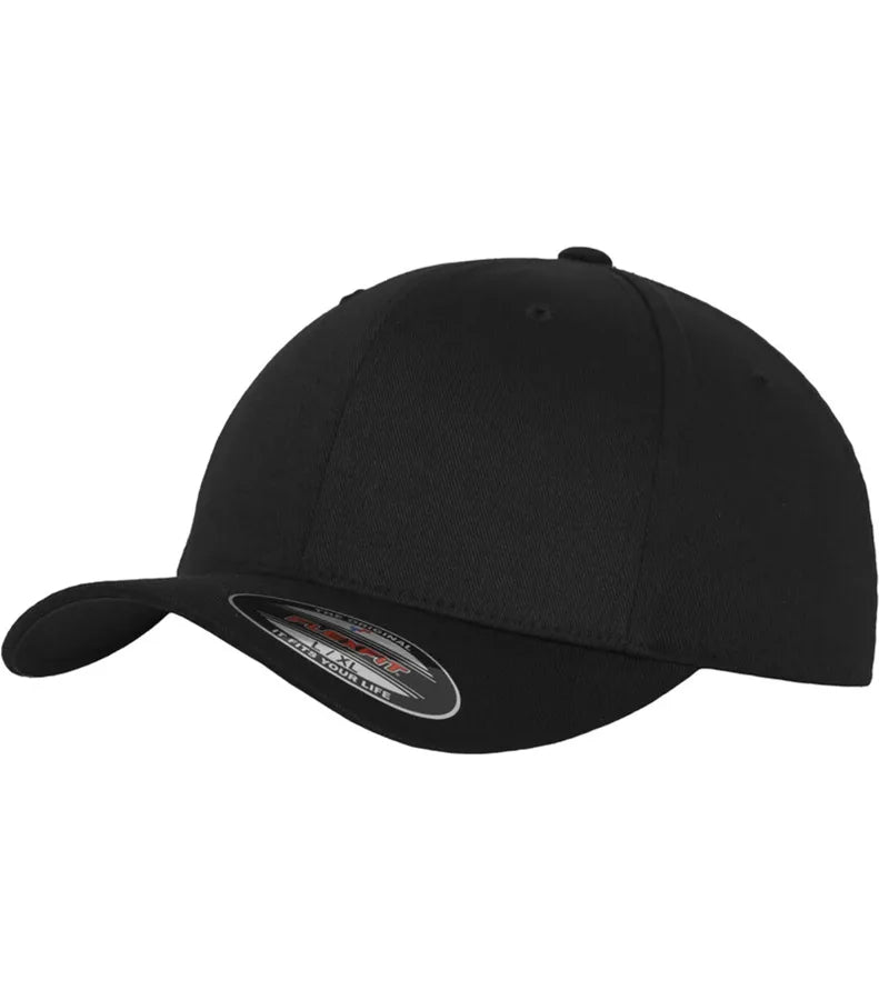 Flexfit Wooly Combed Black/Black