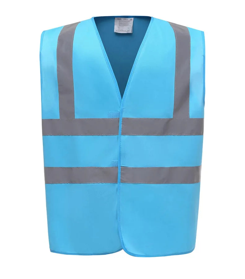 Hi vis 2 band and braces waistcoat Sapphire