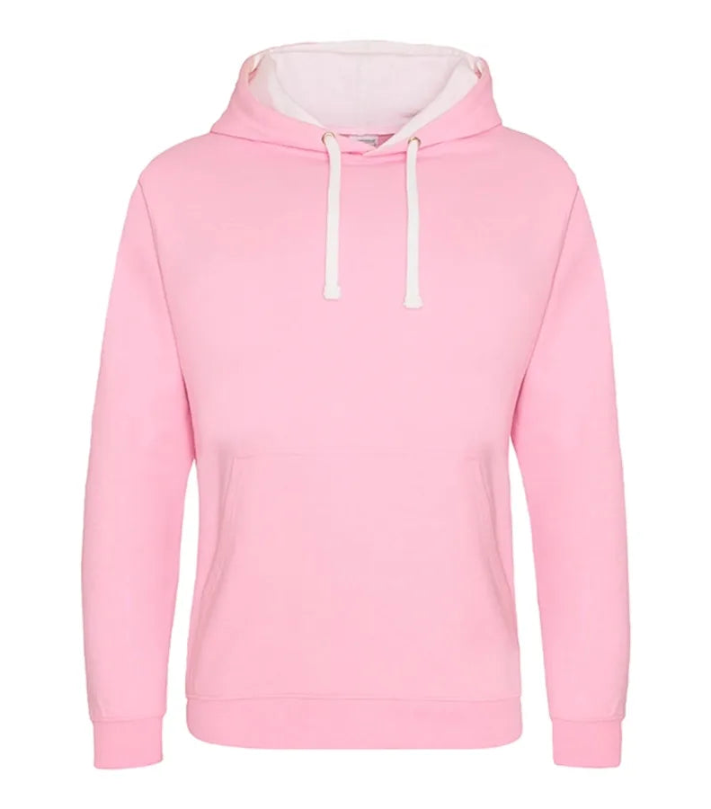 Varsity Hoodie BabyPink/ArcticWhite