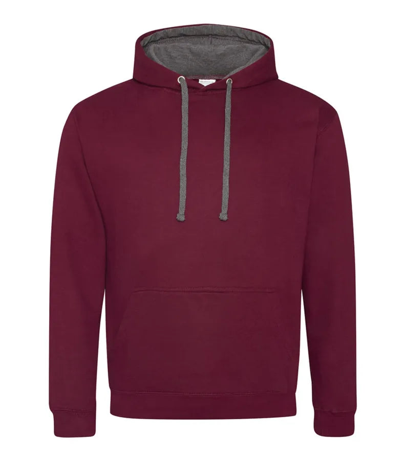 Varsity Hoodie Burgundy/Charcoal