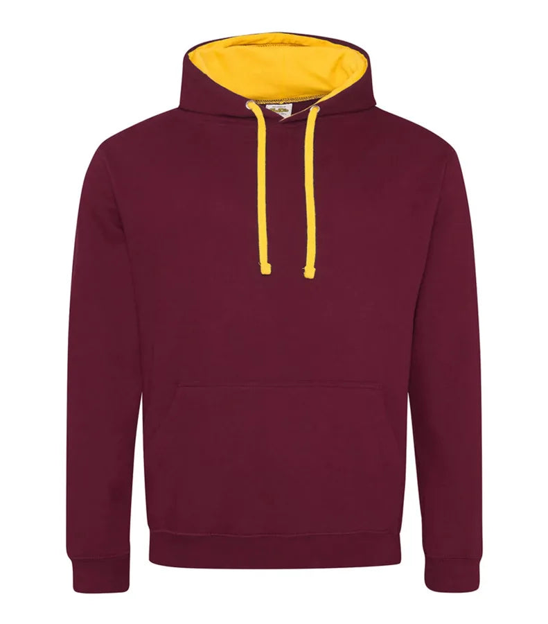 Varsity Hoodie Burgundy/Gold
