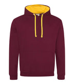 Varsity Hoodie Burgundy/Gold
