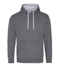 Varsity Hoodie Charcoal/HeatherGrey