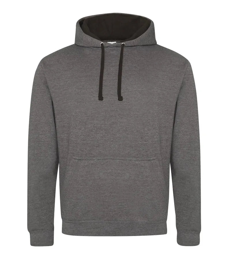 Varsity Hoodie Charcoal/JetBlack