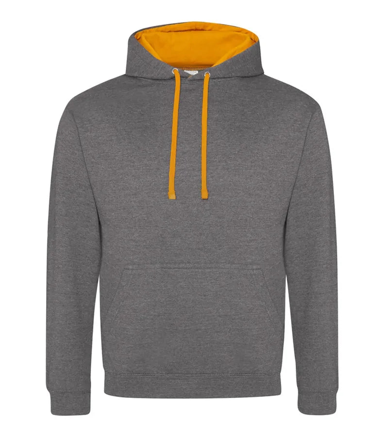 Varsity Hoodie Charcoal/OrangeCrush