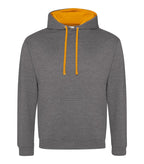 Varsity Hoodie Charcoal/OrangeCrush