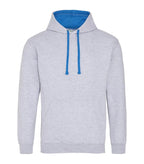 Varsity Hoodie HeatherGrey/SapphireBlue