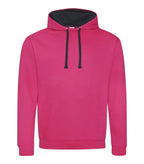 Varsity Hoodie HotPink/FrenchNavy