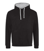 Varsity Hoodie JetBlack/HeatherGrey