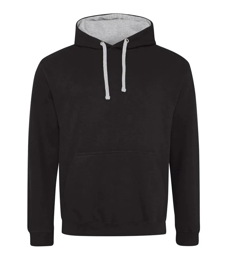 Varsity Hoodie JetBlack/HeatherGrey