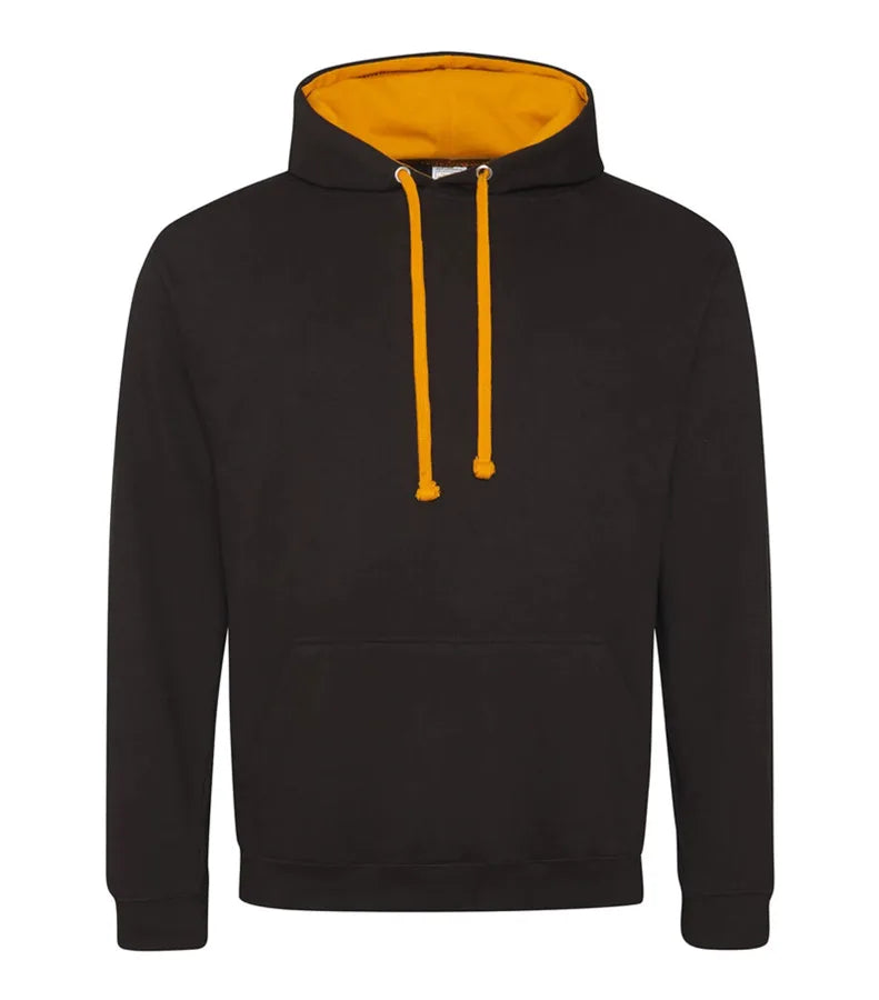 Varsity Hoodie JetBlack/OrangeCrush