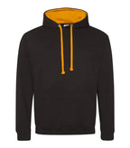 Varsity Hoodie JetBlack/OrangeCrush