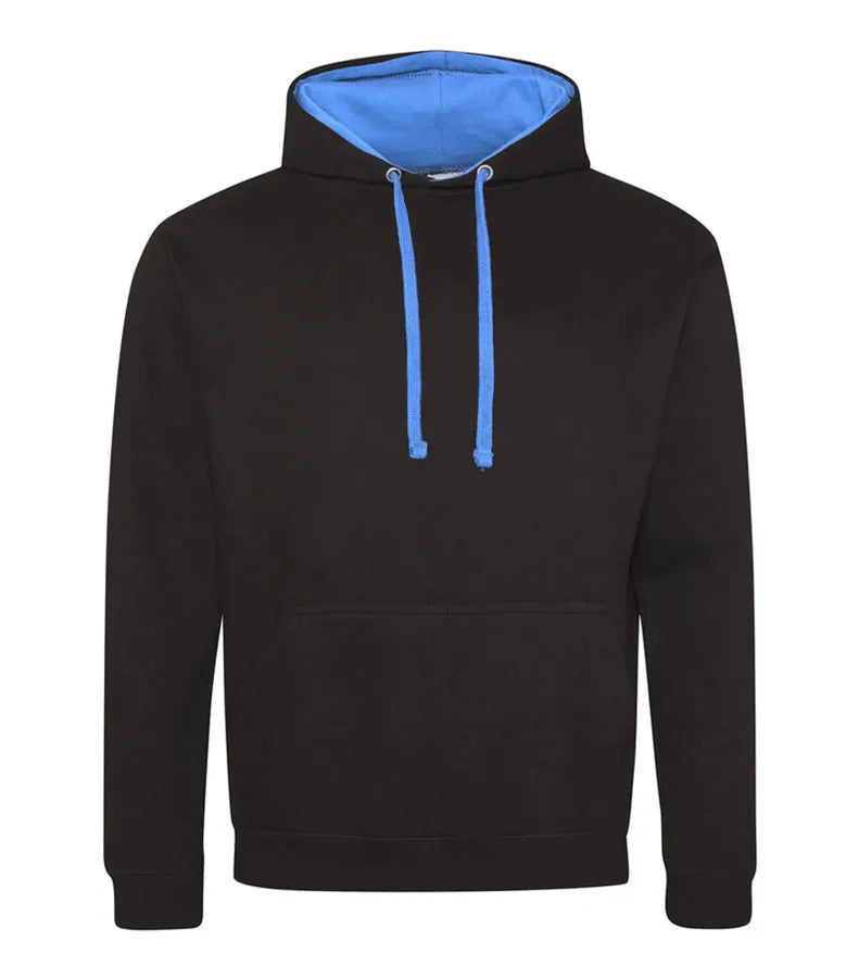 Varsity Hoodie JetBlack/SapphireBlue