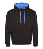 Varsity Hoodie JetBlack/SapphireBlue