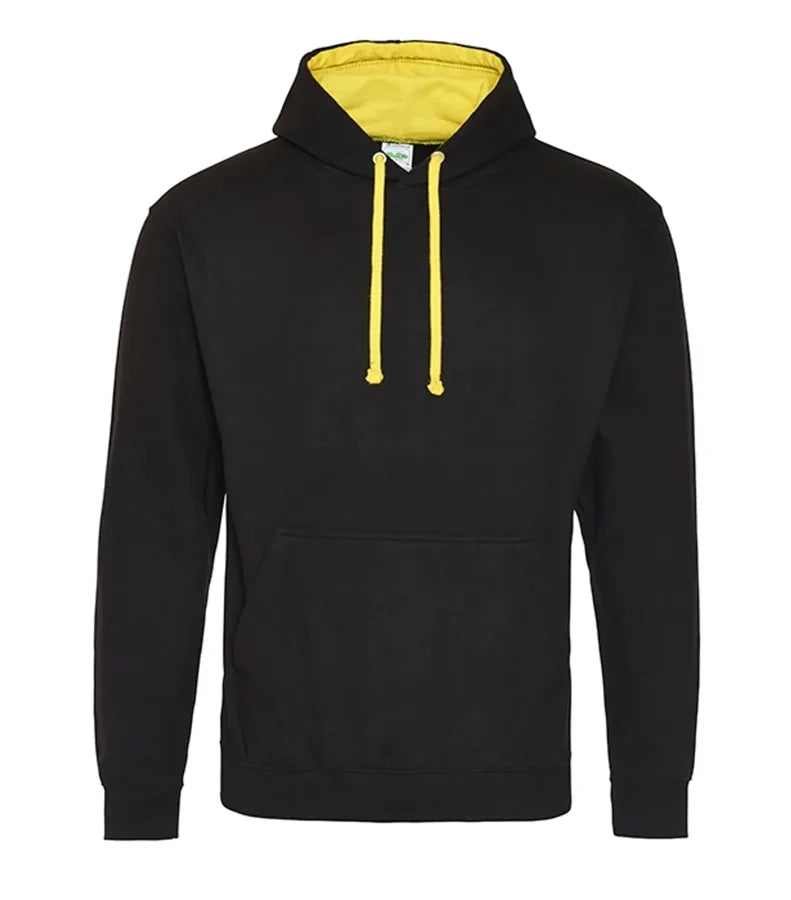 Varsity Hoodie JetBlack/SunYellow