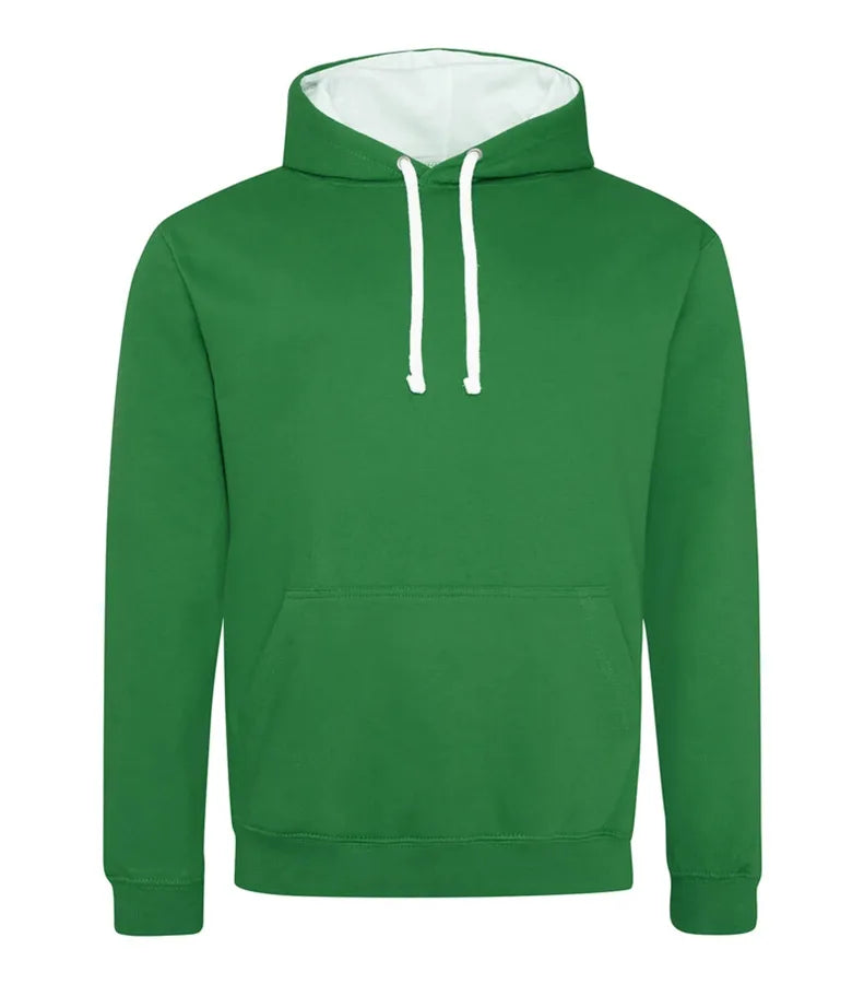 Varsity Hoodie KellyGreen/ArcticWhite