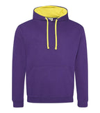 Varsity Hoodie Purple/SunYellow