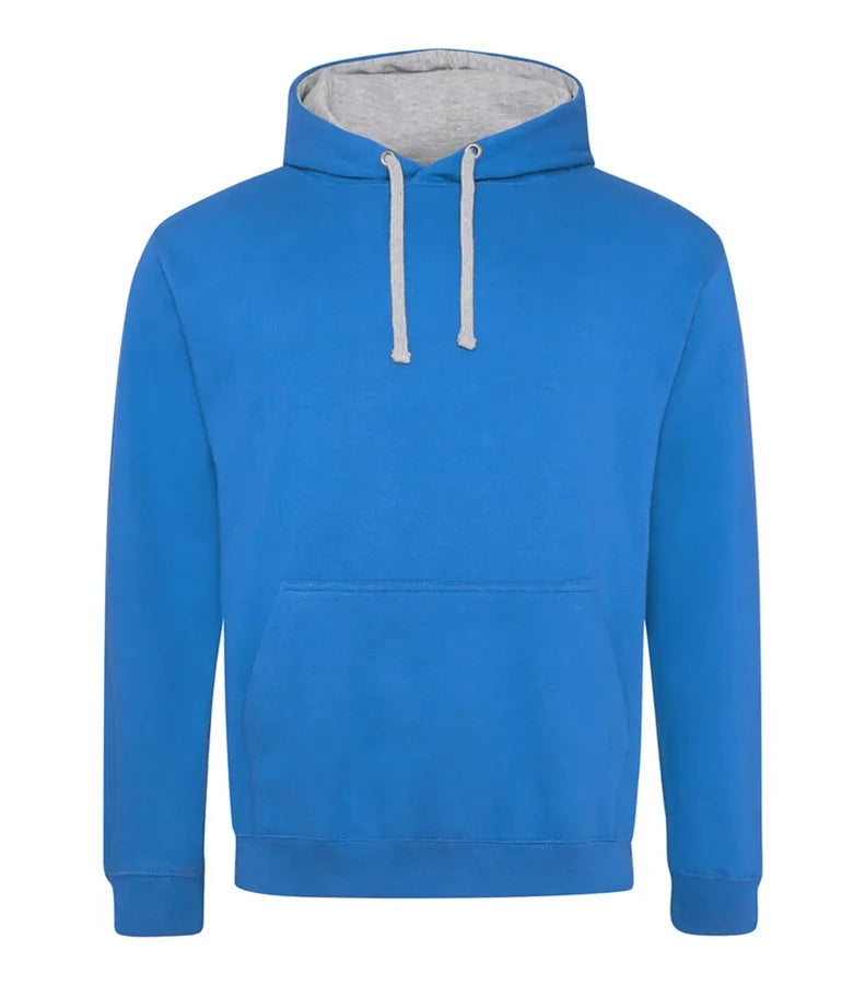 Varsity Hoodie SapphireBlue/HeatherGrey