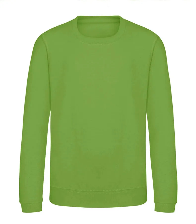 Kids AWDis Sweat LimeGreen