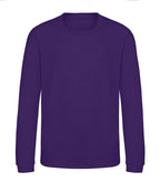 Kids AWDis Sweat Purple