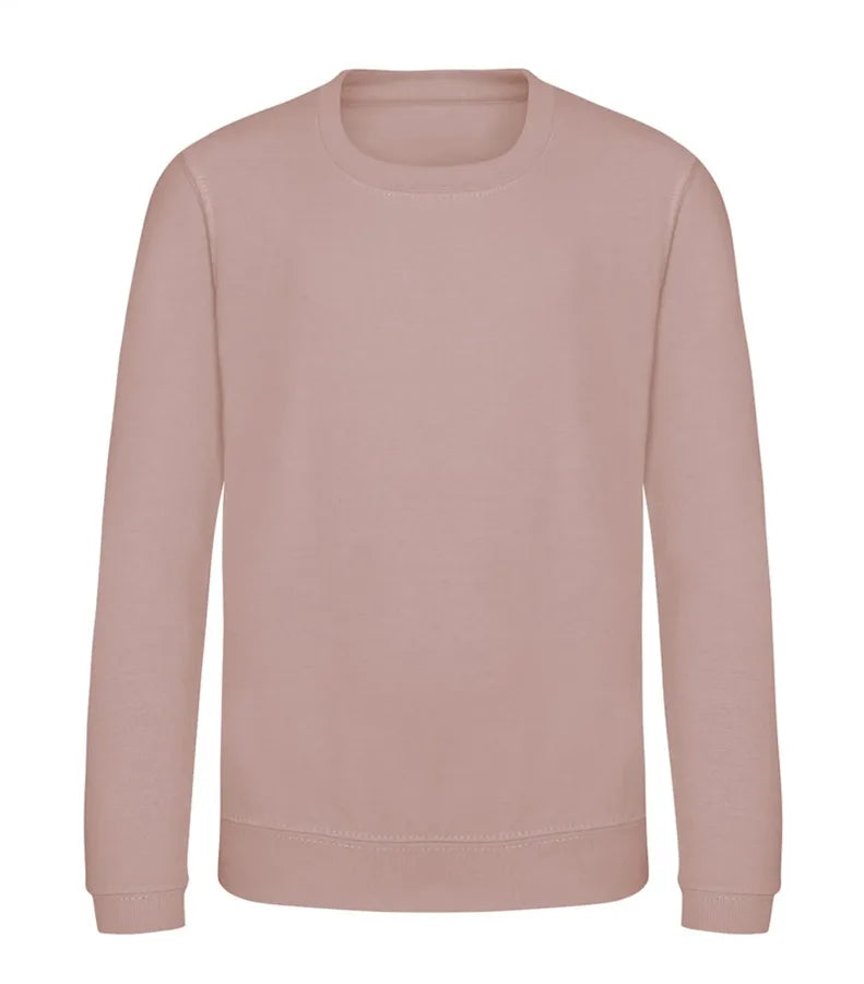 Kids AWDis Sweat DustyPink