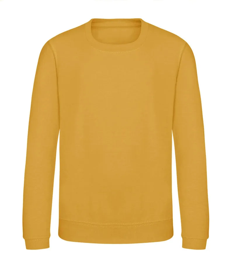Kids AWDis Sweat Mustard