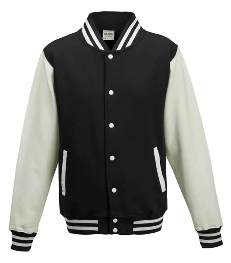 Varsity Jacket JetBlack/ArcticWhite