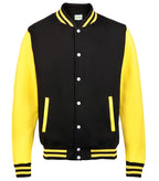 Varsity Jacket JetBlack/SunYellow