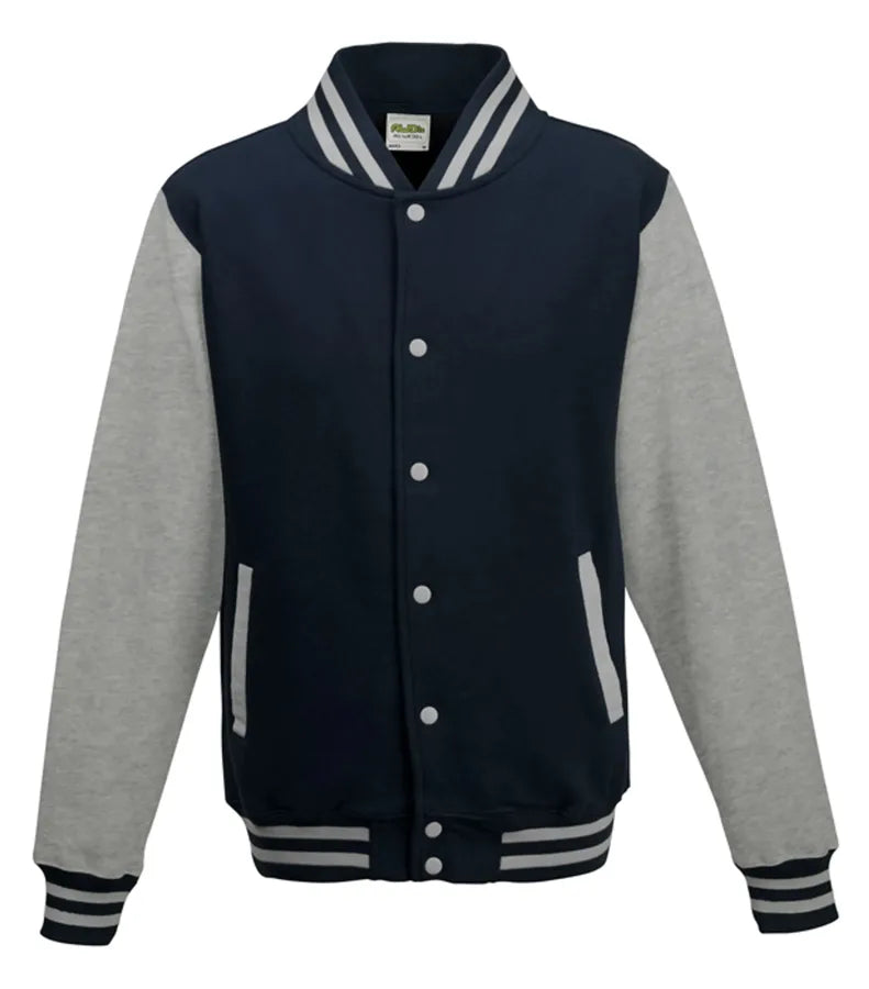 Varsity Jacket OxfordNavy/HeatherGrey
