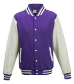 Varsity Jacket Purple/White
