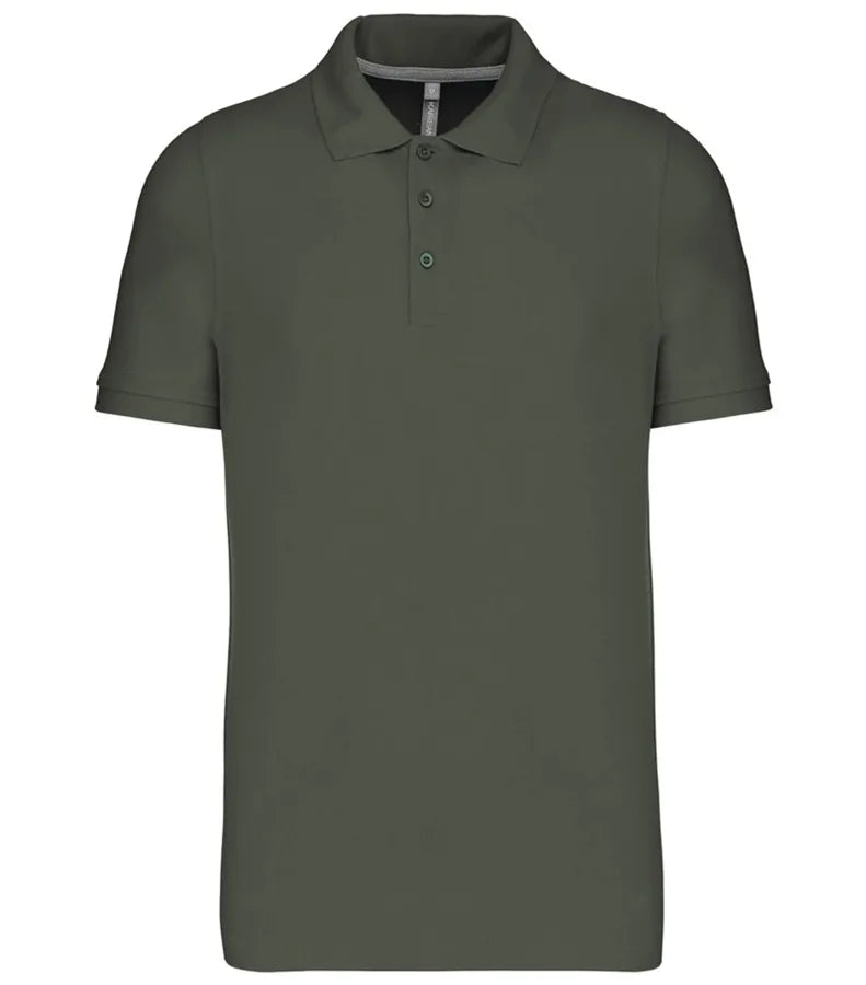 Men's Short-Sleeved Polo Shirt DarkKhaki