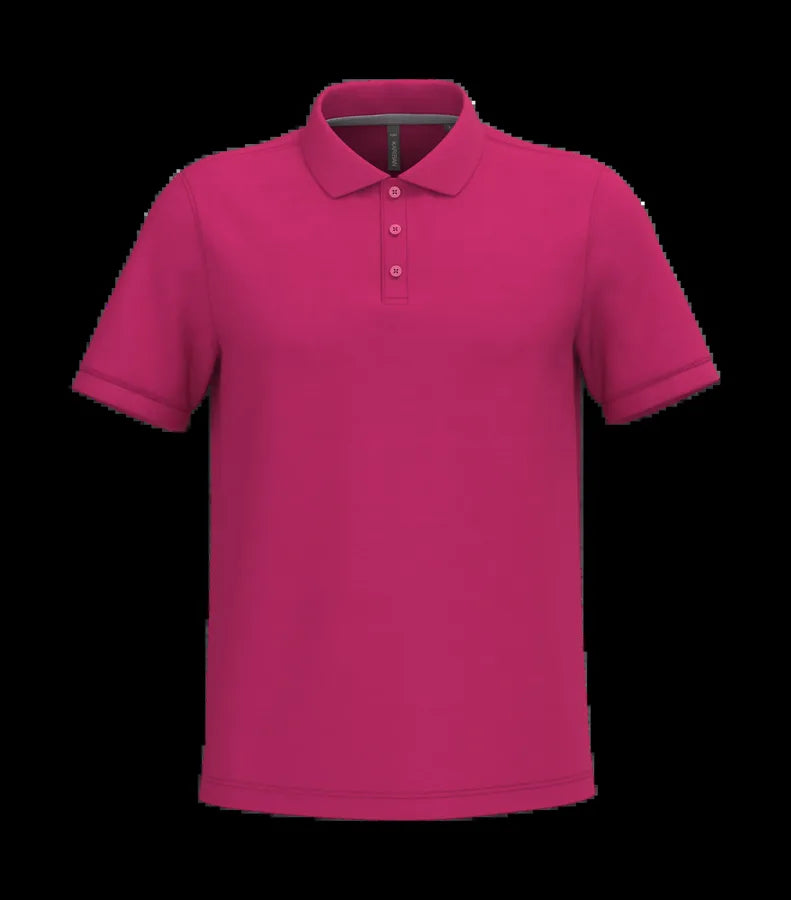 Men's Short-Sleeved Polo Shirt Fuchsia