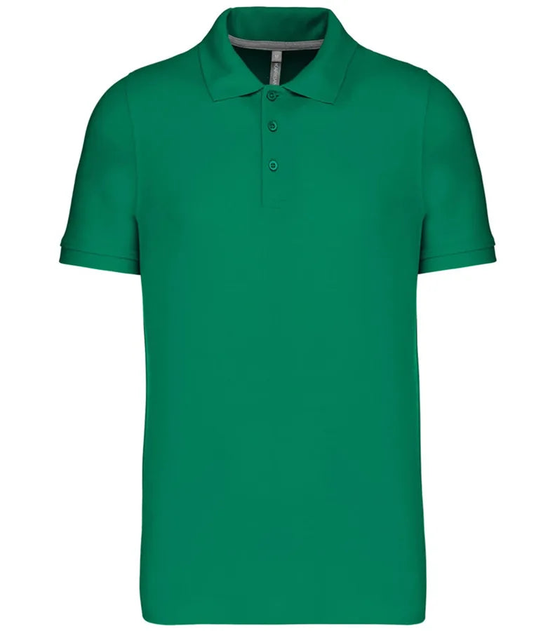 Men's Short-Sleeved Polo Shirt KellyGreen